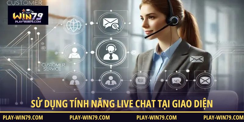 Sử dụng tính năng Live Chat tại giao diện